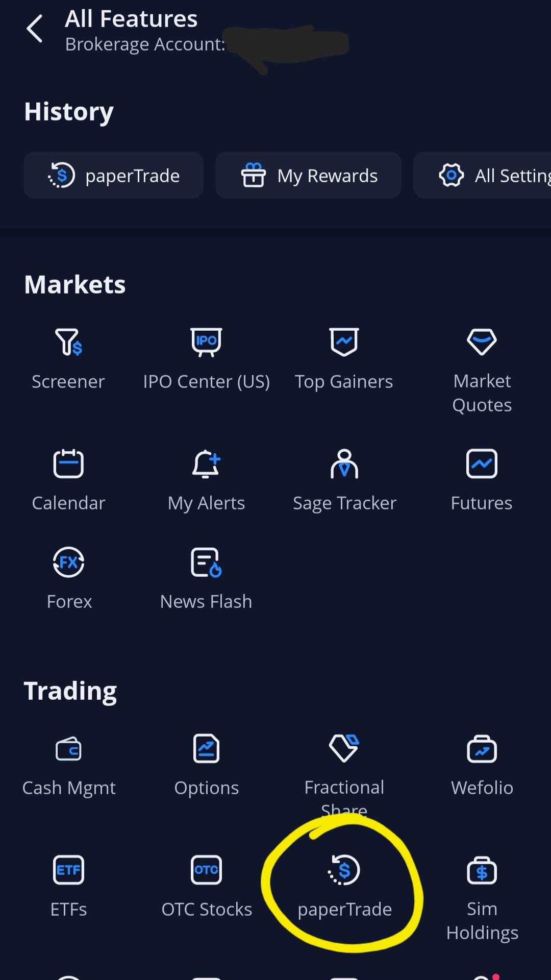 Webull Paper Trading on the Mobile App